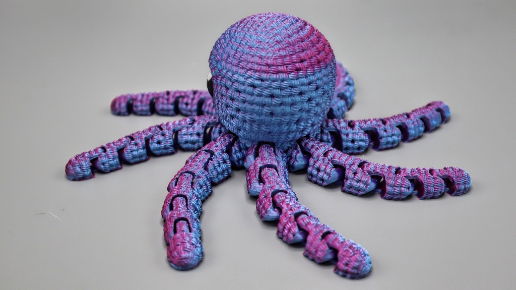 Articulated Crocheted Octopus