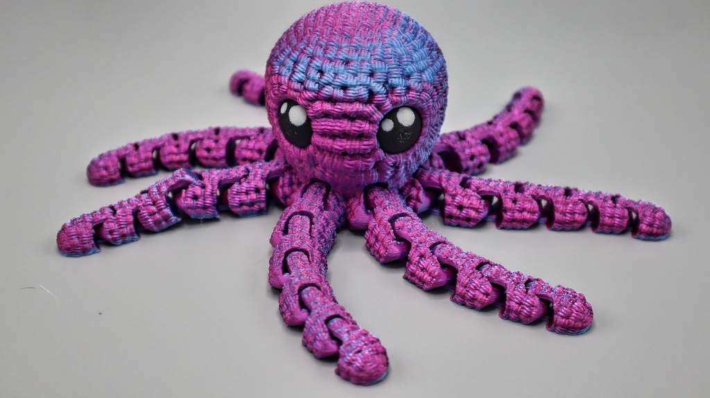 Articulated Crocheted Octopus